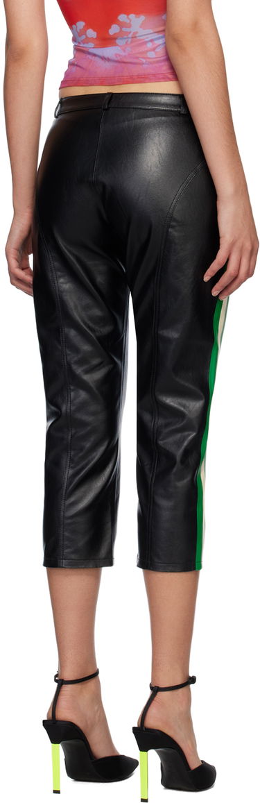 Bukser Miaou Miaou Capri Faux-Leather Trousers Sort | 1035VLBLK, 2