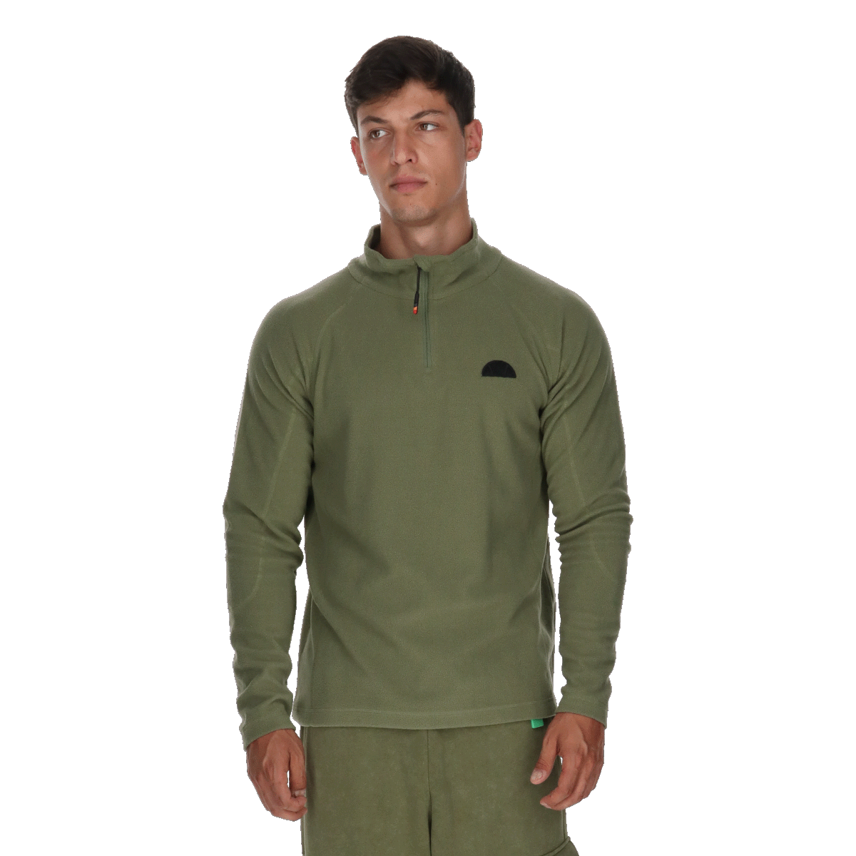 Sweatshirt Ellesse Ski Microfleece Half-Zip Pullover Grøn | ELA253M630-62, 0