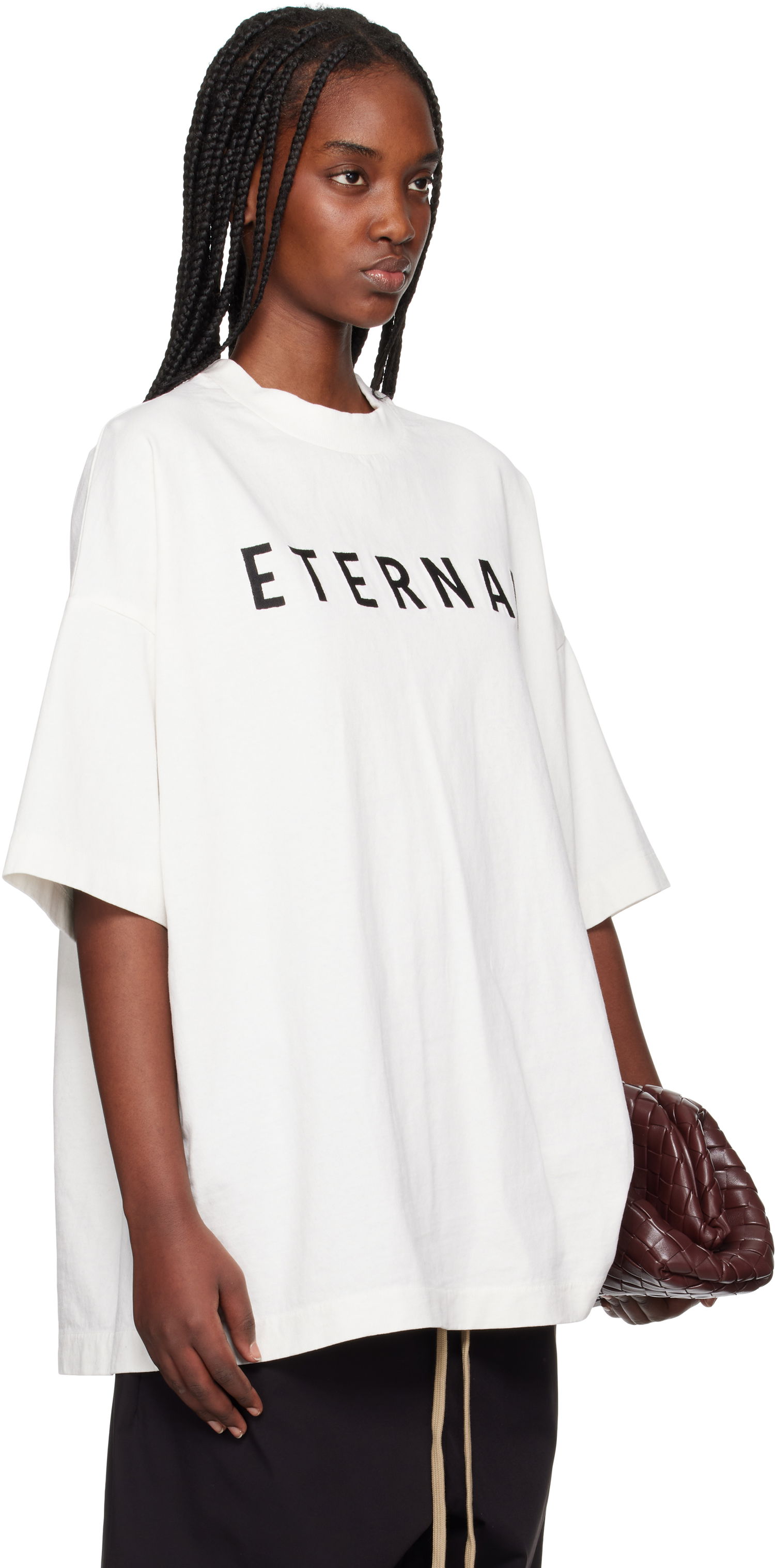 T-shirt Fear of God Fear of God Eternal Jersey T-Shirt Hvid | FGE250-5101HWJ, 1