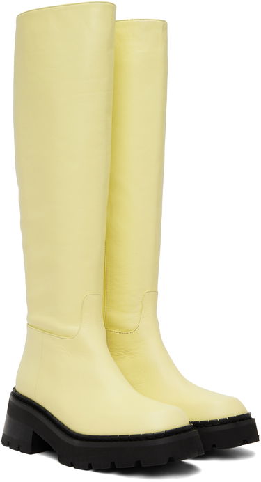 Frakker BY FAR BY FAR Russel Knee-High Boots Gul | 22FWRUSDIVRSSP, 3