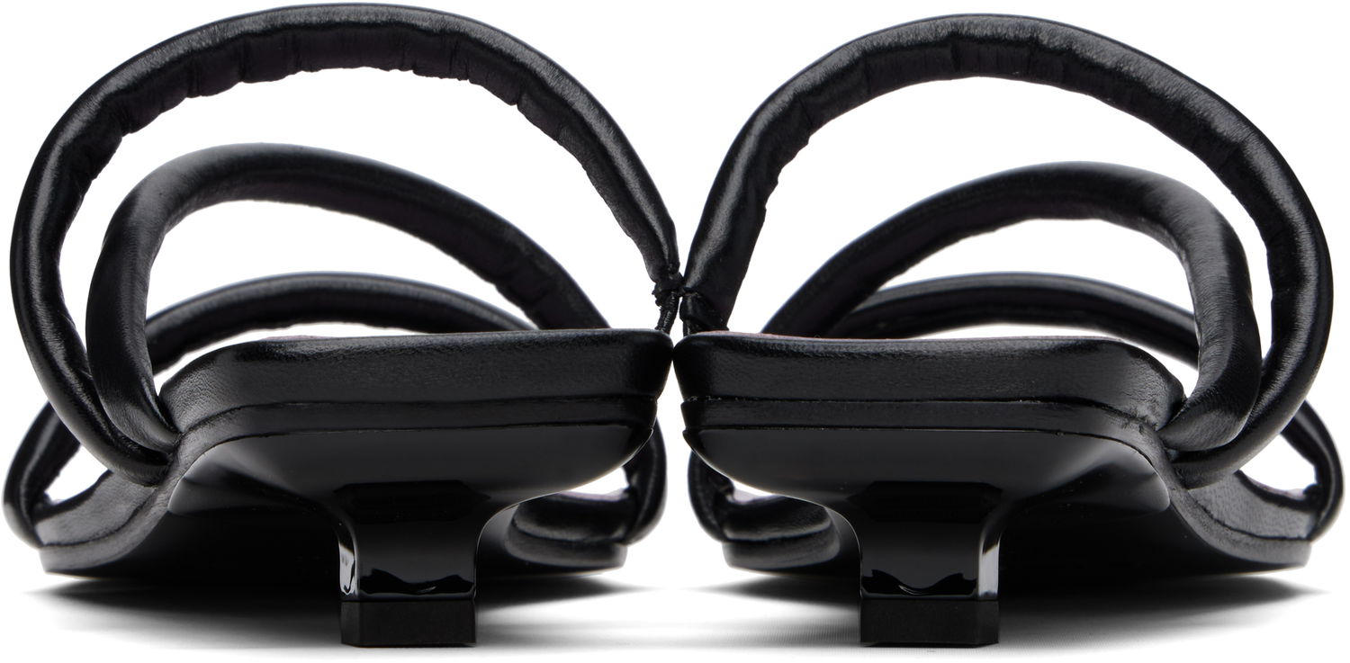 Tilbehør BY FAR BY FAR Morena Nappa Leather Heeled Sandals Sort | MWFHO015CL013BK001PL, 1