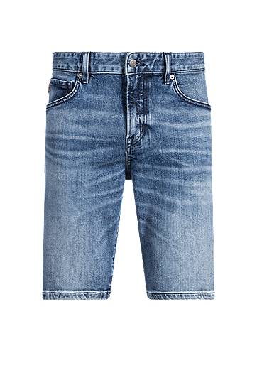 Shorts BOSS Comfort-Stretch Denim Shorts Blå | 50537787, 0