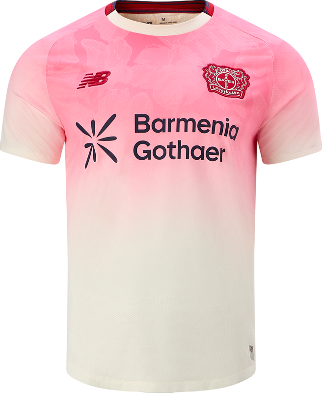 Jersey New Balance Bayer 04 Leverkusen Away Jersey 2025/26 Lyserød | mt230554-awy, 1