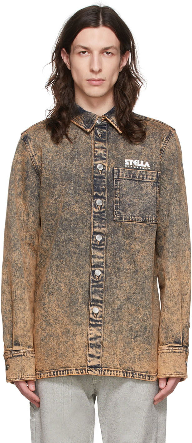Skjorte Stella McCartney Stella McCartney Denim Shirt Brun | 6040903SOH82