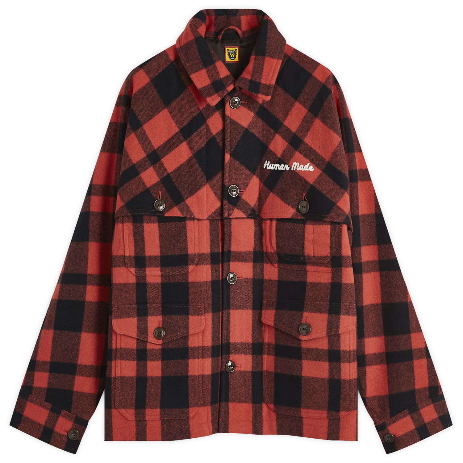 Skjorte Human Made Hunting Wool Jacket Rød | HM28JK031-RD, 0
