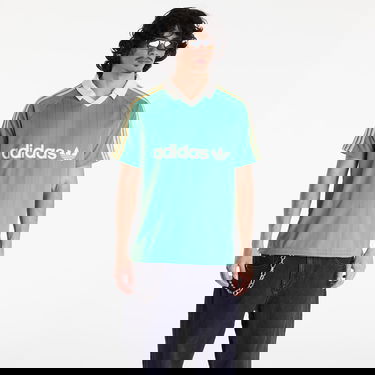 T-shirt adidas Originals adidas Stripe Jersey Short Sleeve Tee Grøn | IR9381, 0