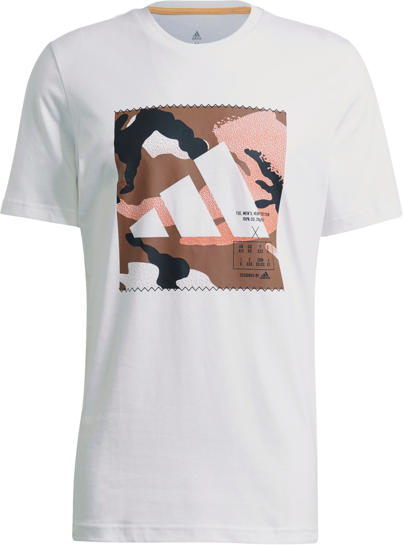 T-shirt adidas Originals T-Shirt Camo Hvid | gq8306