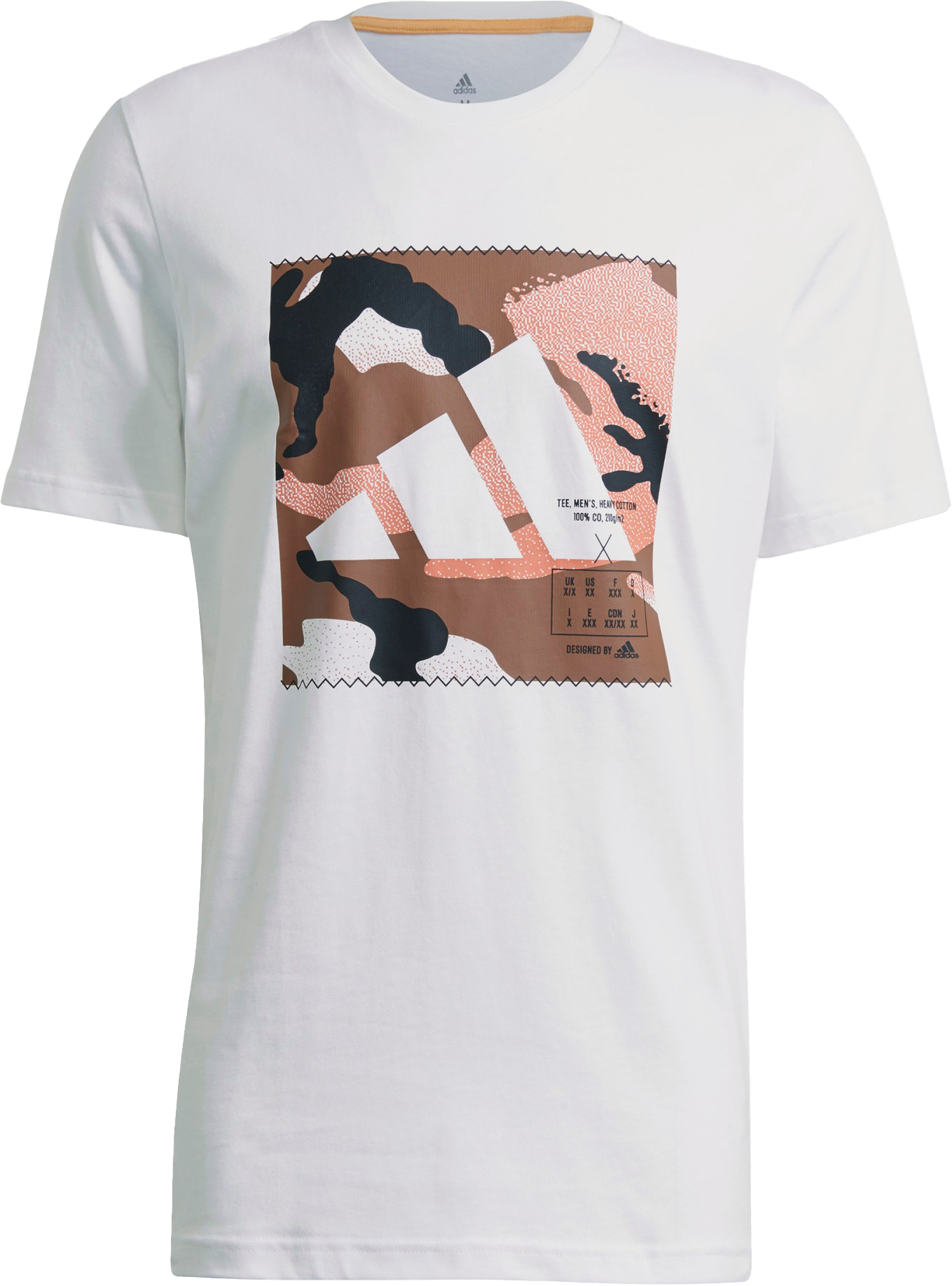 T-shirt adidas Originals T-Shirt Camo Hvid | gq8306, 0