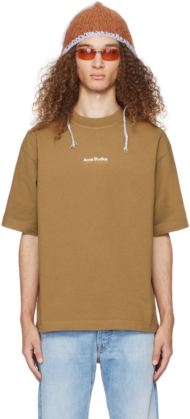 T-shirt Acne Studios Printed T-Shirt Grøn | BL0385-, 0