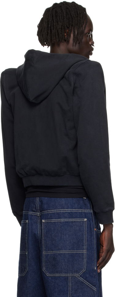 Sweatshirt VETEMENTS Vetements Cradle of Filth Logo Extreme Shoulder Zip-Up Hoodie Sort | UCF76ZU170B, 2