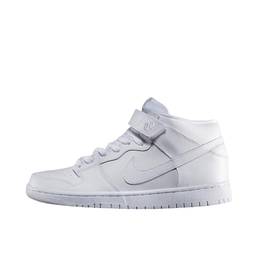 Sneakers og sko Nike SB SB Dunk Mid Pro White Light Base Grey Hvid | 314383-110