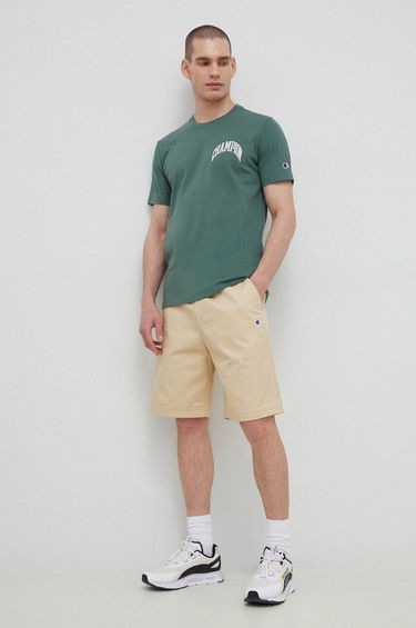 Shorts Champion Premium OG Reverse Weave Shorts Beige | 217239, 1