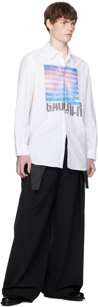 Skjorte Jean Paul Gaultier Jean Paul Gaultier Oversized Air Shirt Hvid | 25/03-U-ST030-W013P-015634, 3