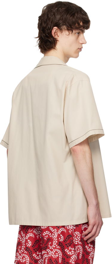 Skjorte LANVIN Lanvin Fluid Bowling Shirt Beige | RM-SI0119-6037-P25, 2