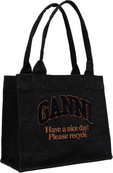 Mulepose GANNI GANNI Large Denim Tote Sort | A6583, 4
