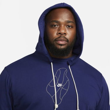 Sweatshirt Nike Dri-FIT Standard Issue Pullover Basketball Hoodie Mørkeblå | DQ6103-455, 3