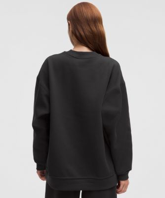 Sweatshirt lululemon Big Cozy oversized mock neck sweatshirt Sort | prod20004875, 8