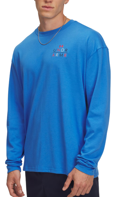 T-shirt Under Armour MODERN SPORT Oversized Long-sleeve T-shirt Blå | 6004885-402, 0