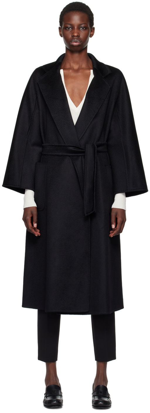 Frakker Max Mara Ludmilla Icon Wrap Coat Sort | 2421016051