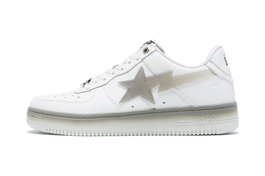 Sneakers og sko BAPE Bape Sta #5 White/Grey Hvid | 0ZXSHM191054L-WHT, 2