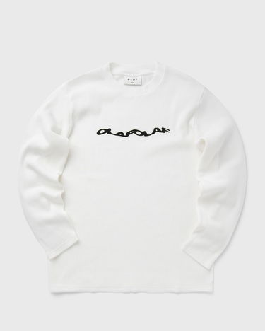 T-shirt ØLÅF WAFFLE TEE LS Hvid | M180113-WHITE, 0