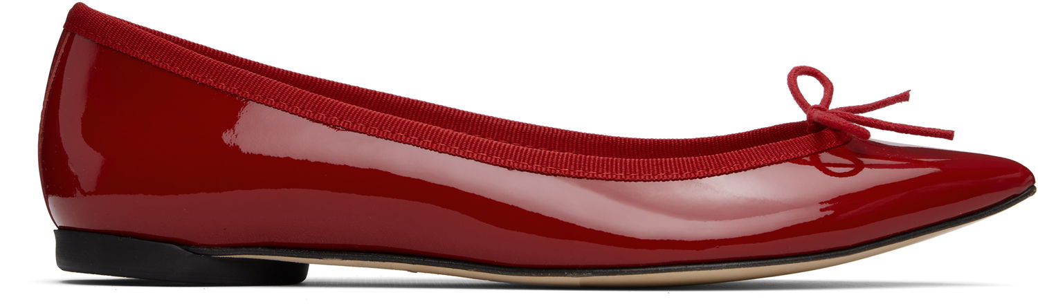 Kjole Repetto Repetto Brigitte Pointy Toe Ballerina Flats Rød | V1556V, 0