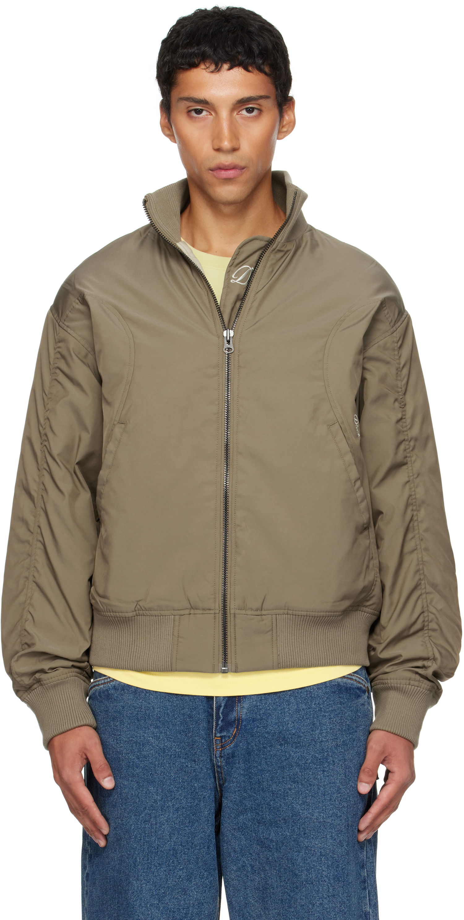 Bomberjakke Dime Dime Insulated Bomber Jacket Grøn | DIMEFA251KHA, 0