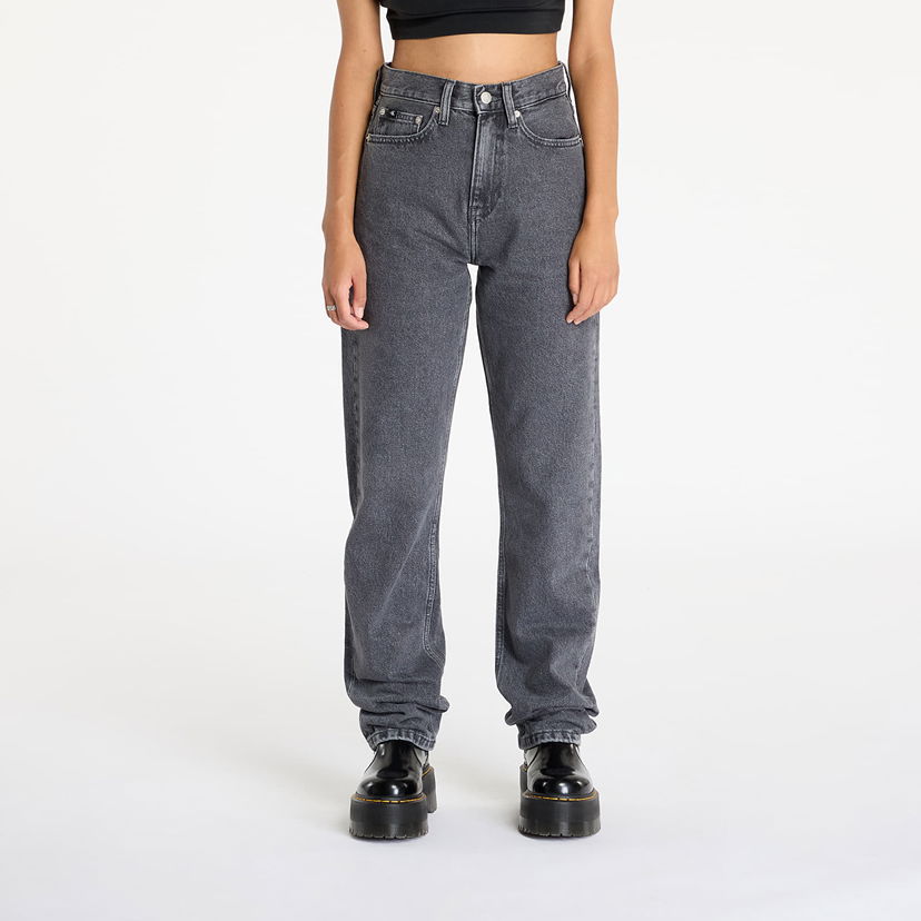 Jeans CALVIN KLEIN High Rise Straight Jeans Grey Grå | J20J223657 1BZ