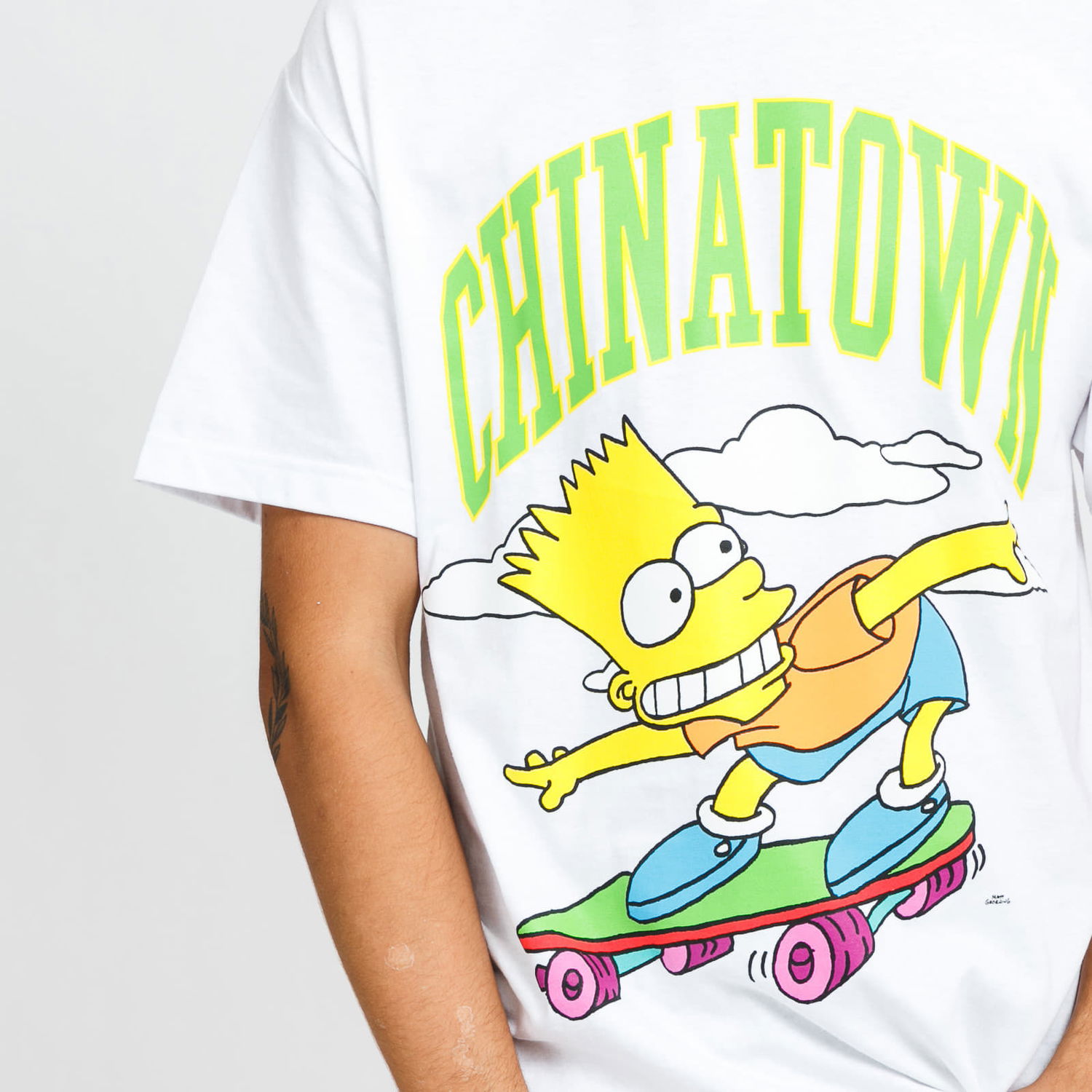 T-shirt MARKET The Simpsons Cowabunga Arc Tee Hvid | CTM1990345 / 1201, 1