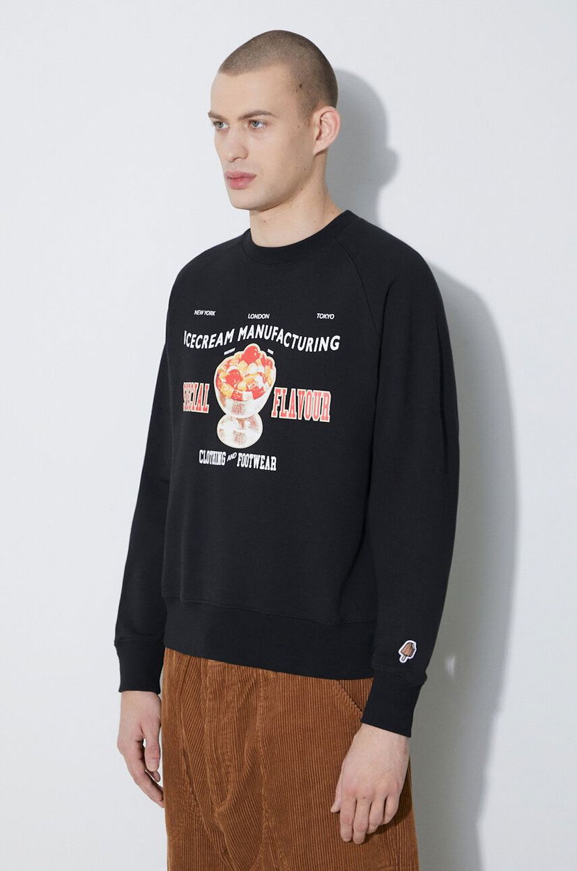 Sweater BBC IceCream Icecream Special Flavour Crewneck Sweatshirt Sort | IC24122