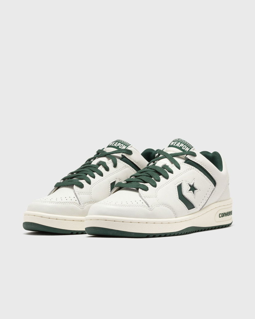 Basketball Converse Weapon Leather Hvid | A11212C