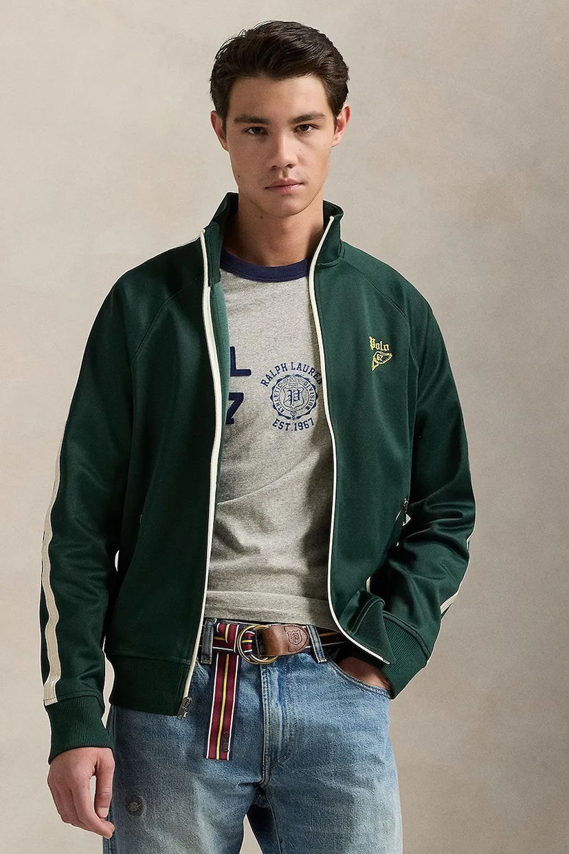 Jakke Polo by Ralph Lauren Polo Ralph Lauren Lstrackjktm1 Full Zip Track Jacket Grøn | 710971833