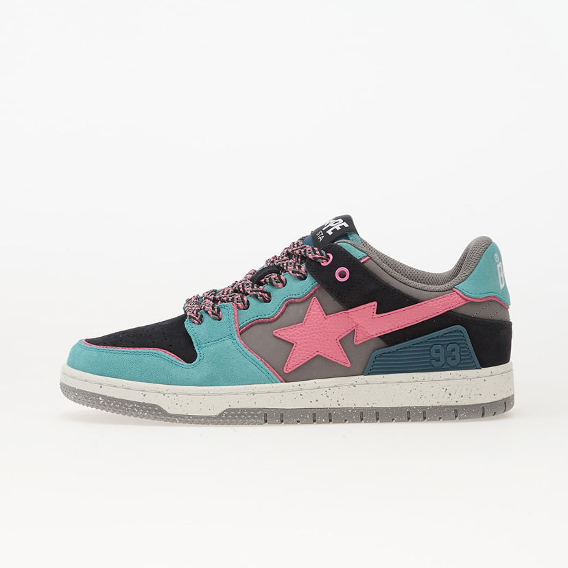 Sneakers og sko BAPE A BATHING APE Bape Sk8 Sta 1 M2 Blue Flerfarvet | 001FWL801312MBLU