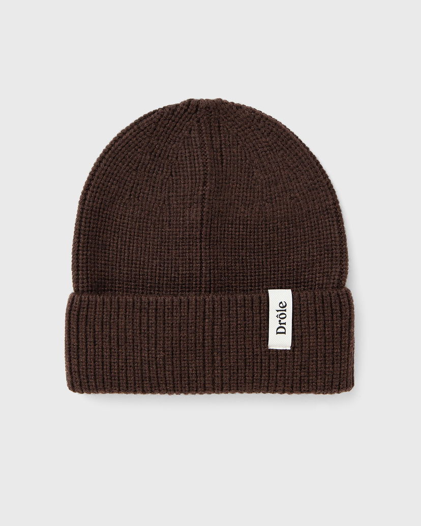 Beanie Drôle de Monsieur Men's Beanie Brun | E-BN100-WO007-BN