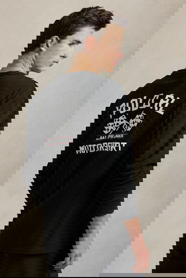 T-shirt Polo by Ralph Lauren Polo Ralph Lauren Motorsport Long Sleeve T-Shirt Sort | 710972612, 1