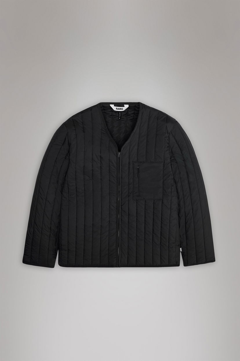 Puffer jakke Rains Liner Jacket Sort | 21670\01