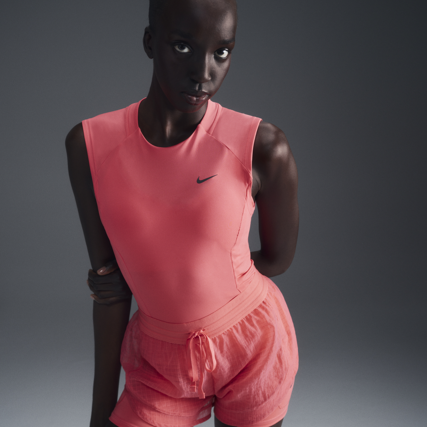 Tanktop Nike Running Division Dri-FIT Lyserød | FV6381-629, 0