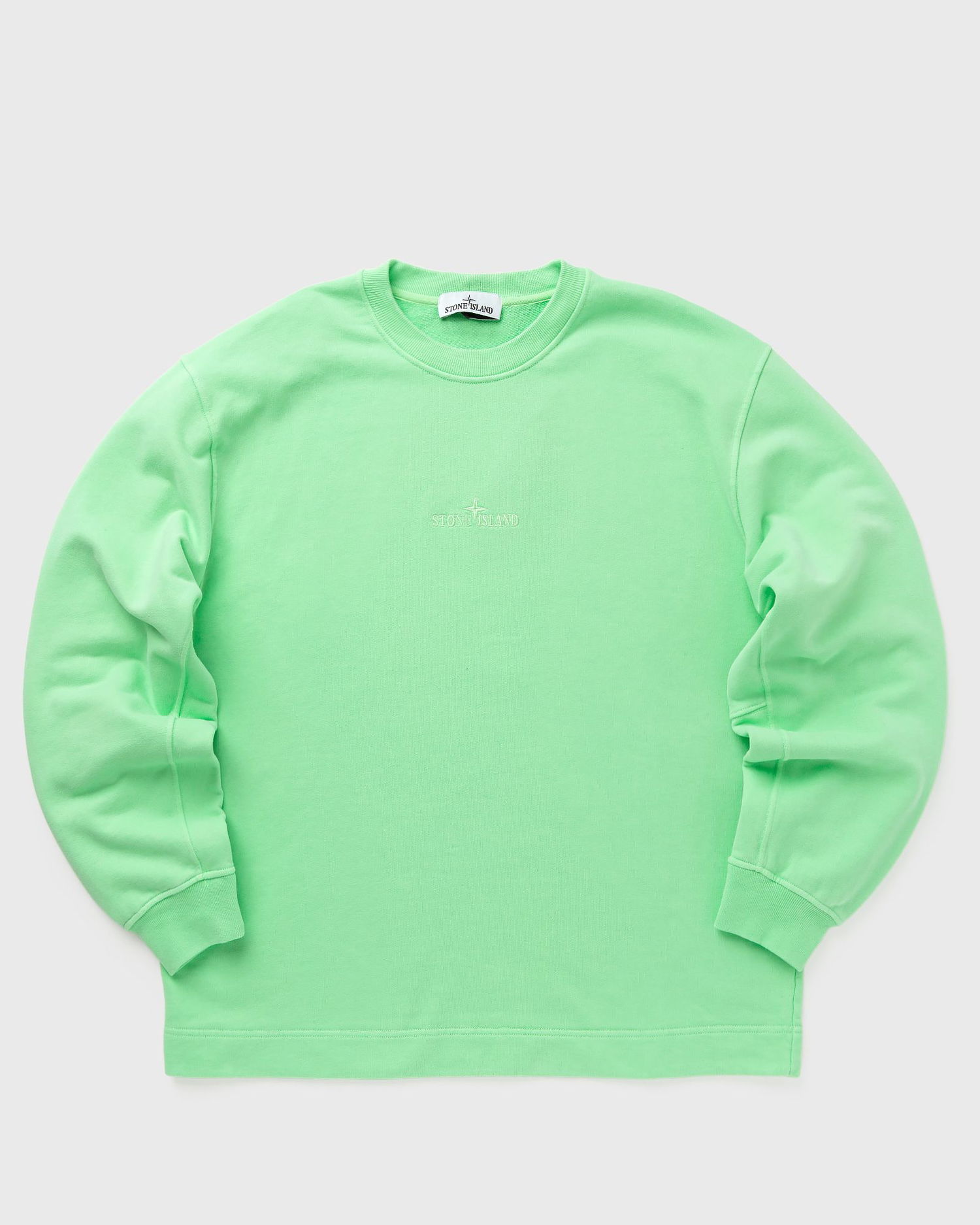 Sweater Stone Island Cotton Crewneck Grøn | 791565477.V0052, 0