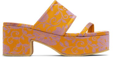 Tilbehør Dries Van Noten Dries Van Noten Platform Heeled Sandals Gul | WS251-1637-730, 0