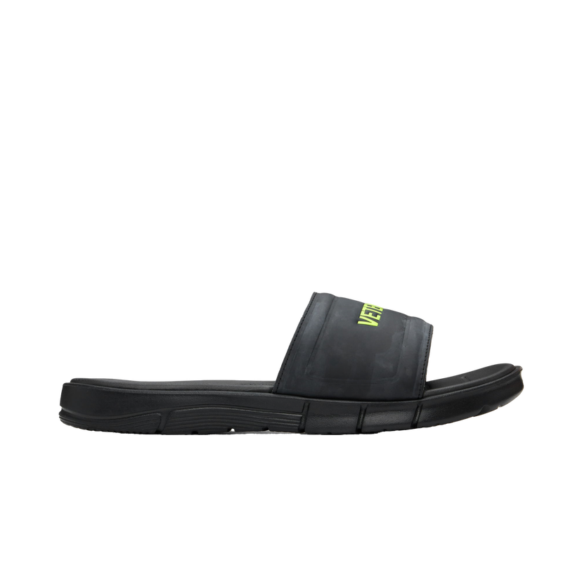 Sneakers og sko VETEMENTS Logo Pool Slides Sort | UE52FL200B