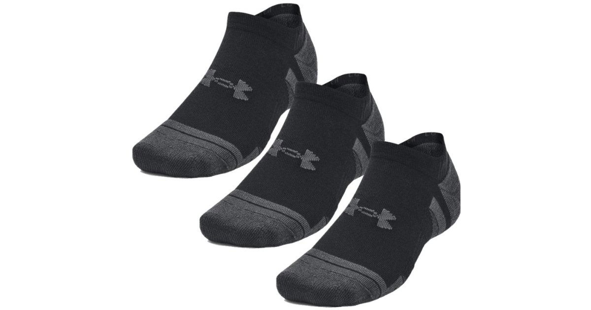 Sokker Under Armour Perfromance Tech Socks - 3 pack Sort | 1379503-001, 1