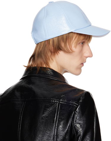 Kasket Courrèges Faux-Leather Logo Cap Brun | PERACT002VY0003, 4