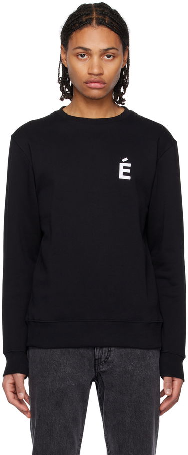 Sweatshirt Études Black Sweatshirt With Logo Sort | C00ME203A01599, 0