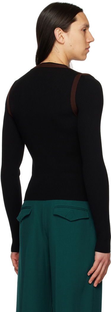 Sweater Dion Lee Harness Long Sleeve T-Shirt Sort | C7185S23, 2