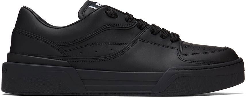 Sneakers og sko Dolce & Gabbana Black New Roma Sneakers Sort | CS2036A1065, 0
