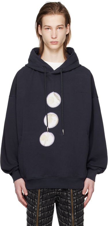 Sweatshirt Feng Chen Wang Feng Chen Wang Plant Dye Hoodie Mørkeblå | FMS17HD04, 0