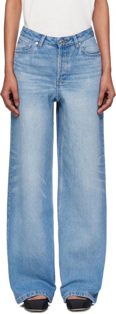 Jeans A.P.C. A.P.C. Elisabeth Wide-Leg Jeans Blå | COHIC-F09181, 0