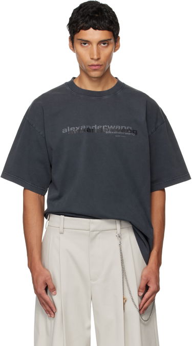 T-shirt Alexander Wang Alexander Wang Short Sleeve T-Shirt Grå | UCC3251847, 0