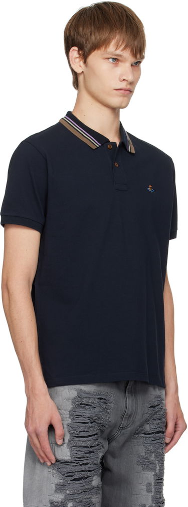 Polo skjorte Vivienne Westwood Vivienne Westwood Classic Polo Sort | 2H01000P-J0009-, 4