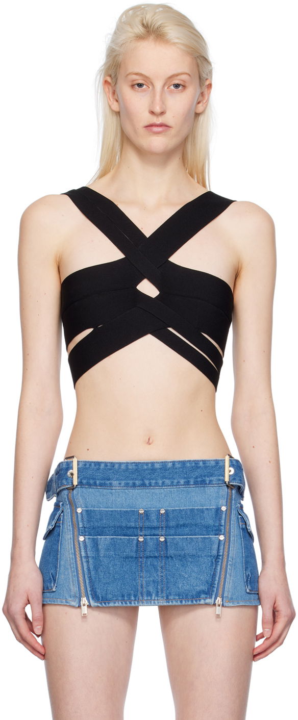 Bh Dion Lee Harness Bralette Sort | A7770PS24